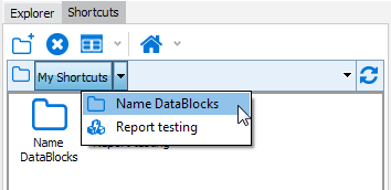 This image shows the folder hierarchy in breadcrumb style.